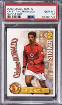 2003 Magic Box Int. Shoot Out Cristiano Ronaldo - PSA GEM MT 10